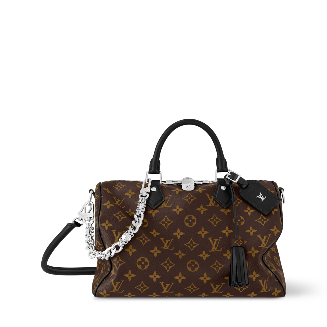 Speedy Soft 30 Dark Monogram - Handbags | LOUIS VUITTON